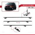 Mercedes Vito (W638) 1996-2003 Arası ile Uyumlu BASIC Model Ara Atkı Tavan Barı Gri 2 Adet