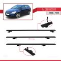 Kia Ceed (ED) SW Pre-Facelift 2006-2009 Arası ile Uyumlu BASIC Model Ara Atkı Tavan Barı Siyah 3 Adet