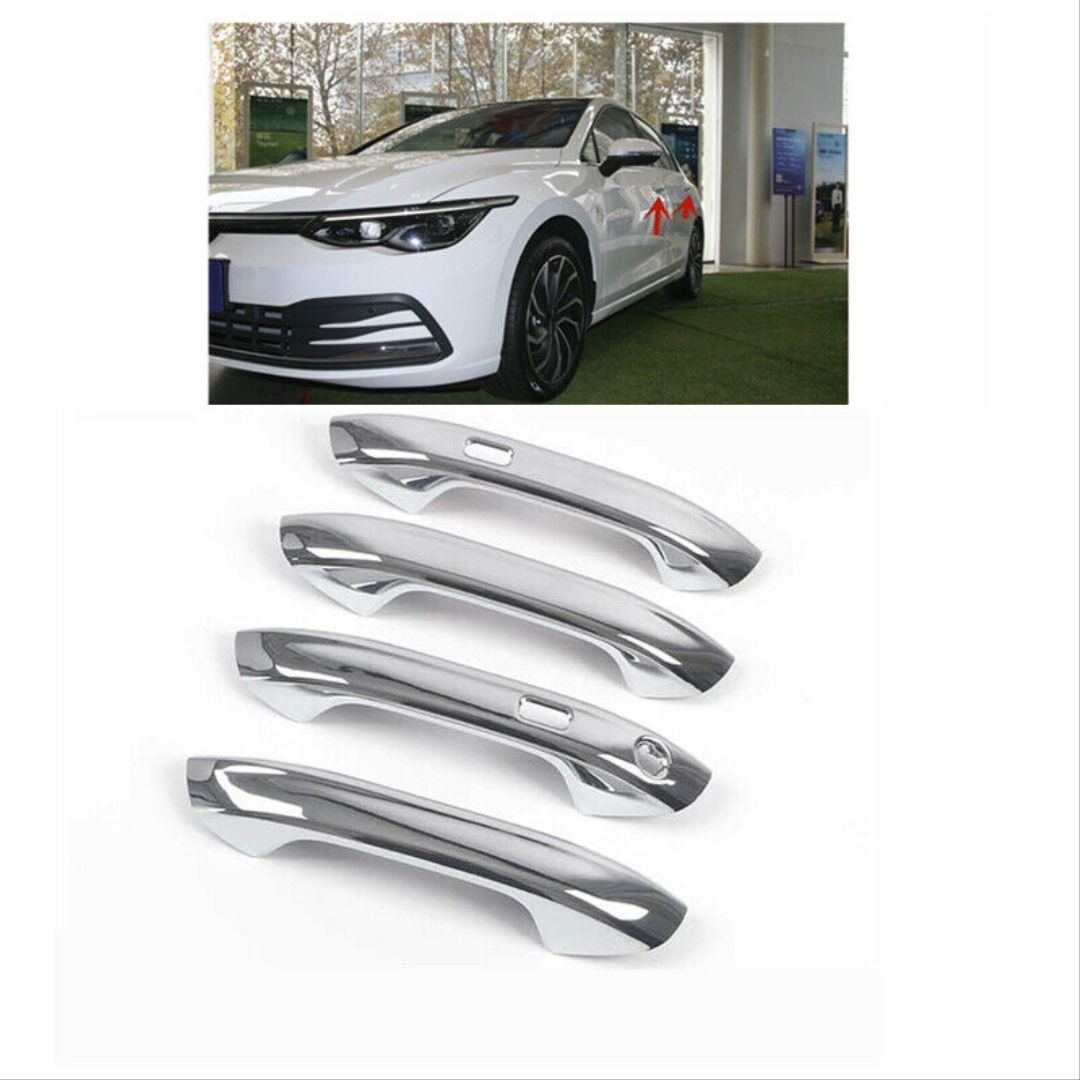 Volkswagen Golf 8 Uyumlu Kapı Kolu Kaplama / Krom