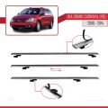 Kia Carnival 2 (VQ) 2006-2014 Arası ile Uyumlu BASIC Model Ara Atkı Tavan Barı Gri 3 Adet