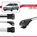 Hyundai i30 (FD) SW 2007-2011 Arası ile Uyumlu ACE-1 Ara Atkı Tavan Barı Gri 2 Adet