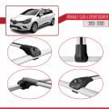 Renault Clio 4 ST 2013-2020 Arası ile Uyumlu ACE-1 Ara Atkı Tavan Barı Gri 2 Adet