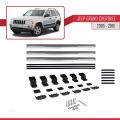 Jeep Grand Cherokee 3 (WK) 2005-2010 Arası ile Uyumlu BASIC Model Ara Atkı Tavan Barı Gri 3 Adet