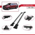 Kia Carnival 4 (KA4) 2021-2023 Arası ile Uyumlu FLY Model Ara Atkı Tavan Barı Gri 2 Adet