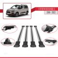 Citroen Berlingo 3 (K9) 2019-2022 Arası ile Uyumlu FLY Model Ara Atkı Tavan Barı Gri 4 Adet
