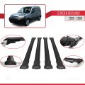 Citroen Berlingo (M59) 2003-2008 Arası ile Uyumlu FLY Model Ara Atkı Tavan Barı Siyah 4 Adet
