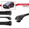 Vauxhall Frontera 2 1999-2004 Arası ile Uyumlu ACE-1 Ara Atkı Tavan Barı Siyah 3 Adet