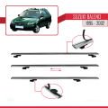 Suzuki Baleno 1995-2002 Arası ile Uyumlu BASIC Model Ara Atkı Tavan Barı Gri 3 Adet