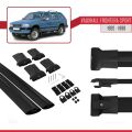 Vauxhall Frontera Sport 1992-1998 Arası ile Uyumlu FLY Model Ara Atkı Tavan Barı Siyah 2 Adet