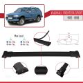 Vauxhall Frontera Sport 1992-1998 Arası ile Uyumlu FLY Model Ara Atkı Tavan Barı Siyah 2 Adet