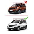 Peugeot Rifter 2023 ve Sonrası ile Uyumlu ACE-2 Ara Atkı Tavan Barı Gri 2 Adet
