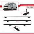 Toyota Corolla Verso (E120) 2001-2004 Arası ile Uyumlu BASIC Model Ara Atkı Tavan Barı Siyah 3 Adet