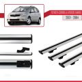 Toyota Corolla Verso (E120) 2001-2004 Arası ile Uyumlu BASIC Model Ara Atkı Tavan Barı Gri 3 Adet