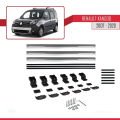 Renault Kangoo 2 (X61) 2007-2020 Arası ile Uyumlu BASIC Model Ara Atkı Tavan Barı Gri 3 Adet
