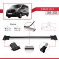 Renault Trafic 3 (X82) 2015 ve Sonrası ile Uyumlu FLY Model Ara Atkı Tavan Barı Gri 3 Adet
