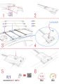Toyota Corolla Spacio (E110) 1997-2001 Arası ile Uyumlu FLY Model Ara Atkı Tavan Barı Siyah 3 Adet