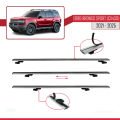 Ford Bronco Sport (CX430) 2021 ve Sonrası ile Uyumlu BASIC Model Ara Atkı Tavan Barı Gri 2 Adet