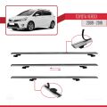Toyota Verso (AR20) 2009-2018 Arası ile Uyumlu BASIC Model Ara Atkı Tavan Barı Gri 3 Adet