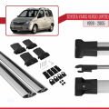 Toyota Verso (AR20) 2009-2018 Arası ile Uyumlu FLY Model Ara Atkı Tavan Barı Gri 2 Adet