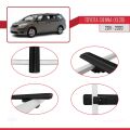Toyota Sienna 3 (XL30) 2011-2020 Arası ile Uyumlu BASIC Model Ara Atkı Tavan Barı Siyah 3 Adet