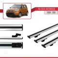 Kia Soul (AM) HB 2009-2013 Arası ile Uyumlu BASIC Model Ara Atkı Tavan Barı Gri 3 Adet