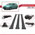 Ford Focus 2 (C307) SW 2005-2010 Arası ile Uyumlu FLY Model Ara Atkı Tavan Barı Siyah 3 Adet