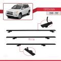 Toyota RAV4 III (XA30) 2006-2012 Arası ile Uyumlu BASIC Model Ara Atkı Tavan Barı Siyah 3 Adet