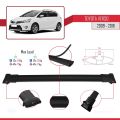 Toyota Verso (AR20) 2009-2018 Arası ile Uyumlu FLY Model Ara Atkı Tavan Barı Siyah 2 Adet