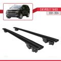 Chevrolet Tahoe 2021-2024 Arası ile Uyumlu HOOK Model Ara Atkı Tavan Barı Siyah 2 Adet