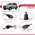Toyota Land Cruiser Prado (J150) 2010-2023 Arası ile Uyumlu ACE-1 Ara Atkı Tavan Barı Gri 3 Adet