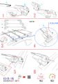 Toyota Land Cruiser Prado (J120) 2002-2006 Arası ile Uyumlu ACE-1 Ara Atkı Tavan Barı Gri 3 Adet