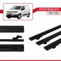 Toyota Proace City 2019-2022 Arası ile Uyumlu BASIC Model Ara Atkı Tavan Barı Siyah 3 Adet