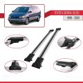 Toyota Sienna (XL10) 1998-2003 Arası ile Uyumlu FLY Model Ara Atkı Tavan Barı Gri 2 Adet