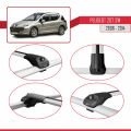 Peugeot 207 SW 2006-2014 Arası ile Uyumlu ACE-1 Ara Atkı Tavan Barı Gri 2 Adet