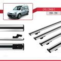 Opel Combo C 2001-2011 Arası ile Uyumlu BASIC Model Ara Atkı Tavan Barı Gri 4 Adet