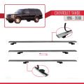 Chevrolet Tahoe 1995-2000 Arası ile Uyumlu BASIC Model Ara Atkı Tavan Barı Gri 3 Adet