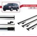 Chevrolet Suburban  2007-2014 Arası ile Uyumlu BASIC Model Ara Atkı Tavan Barı Gri 3 Adet