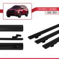 Chevrolet Equinox 2018-2024 Arası ile Uyumlu BASIC Model Ara Atkı Tavan Barı Siyah 3 Adet