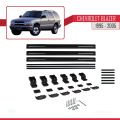 Chevrolet Blazer 1995-2005 Arası ile Uyumlu BASIC Model Ara Atkı Tavan Barı Siyah 3 Adet