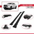 Great Wall Cannon 2019 ve Sonrası ile Uyumlu FLY Model Ara Atkı Tavan Barı Siyah 2 Adet