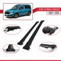 Ford Transit/Tourneo Connect 3 2022 ve Sonrası ile Uyumlu FLY Model Ara Atkı Tavan Barı Siyah 2 Adet