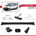 Renault Trafic 2 (X83) 2001-2014 Arası ile Uyumlu FLY Model Ara Atkı Tavan Barı Siyah 2 Adet
