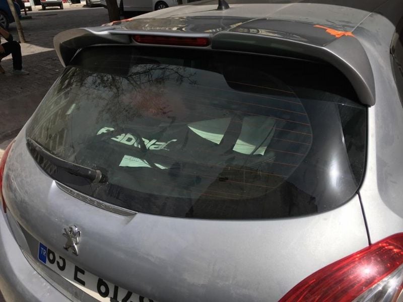 Peugeot 208 Spoiler Boyasız