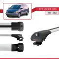 Toyota Sienna (XL10) 1998-2003 Arası ile Uyumlu ACE-1 Ara Atkı Tavan Barı Gri 2 Adet