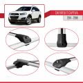 Chevrolet Captiva 2011-2015 Arası ile Uyumlu ACE-1 Ara Atkı Tavan Barı Gri 2 Adet