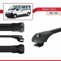 Renault Trafic 2 (X83) 2001-2014 Arası ile Uyumlu ACE-1 Ara Atkı Tavan Barı Siyah 4 Adet