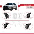 Toyota Venza 2021-2024 Arası ile Uyumlu ACE-2 Model Ara Atkı Tavan Barı Siyah 2 Adet