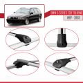 BMW 5 Serisi (E39) Touring 1997-2003 Arası ile Uyumlu ACE-1 Ara Atkı Tavan Barı Gri 2 Adet