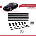 Mazda 6 II (GZ) Wagon 2008-2012 Arası ile Uyumlu BASIC Model Ara Atkı Tavan Barı Siyah 3 Adet