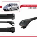 Toyota Corolla Verso 2 (AR10) 2004-2010 Arası ile Uyumlu ACE-1 Ara Atkı Tavan Barı Siyah 3 Adet